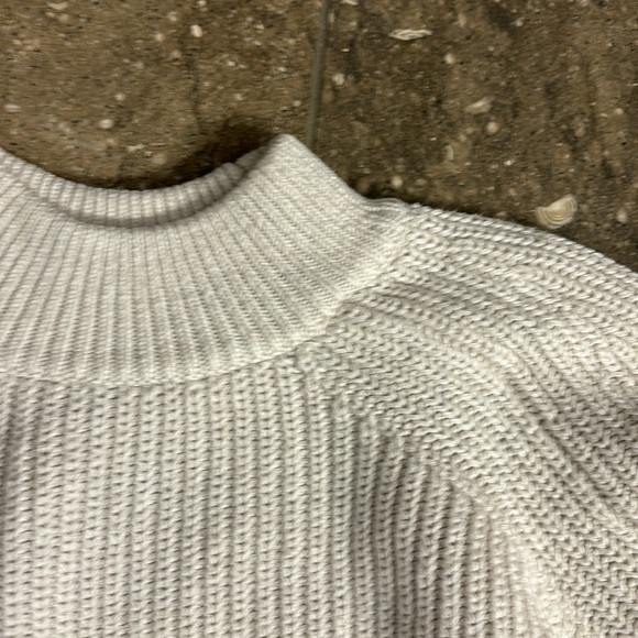 Tentree chunky sweater, cream, S, organic cotton and wool - Picture 2 of 12